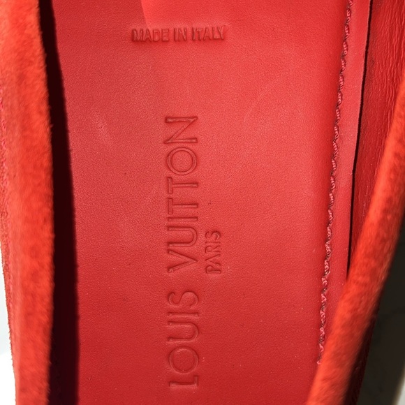 Authentic Louis Vuitton Men's Shoes Casual Red Loafers
Size 11M - Picture 6 of 10